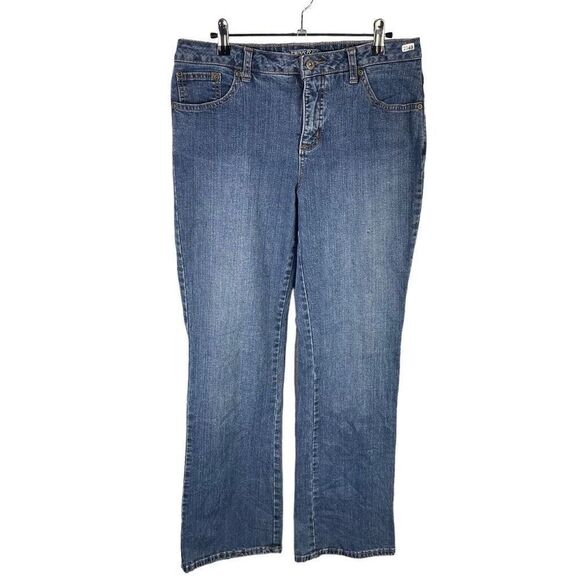 St John’s Bay Bootcut Jeans 10 Women’s Dark Wash Pre-Owned [#2349] - Picture 1 of 6